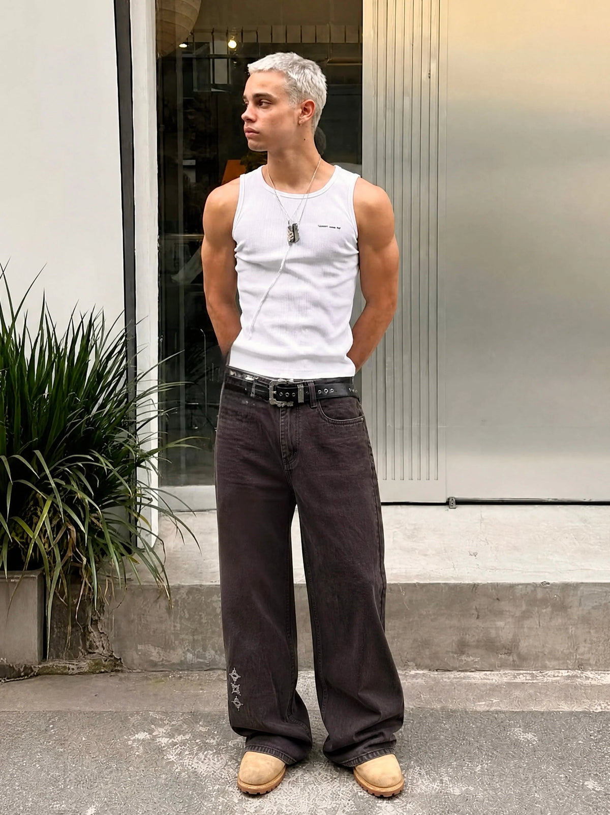 MOCHA TIGER DENIM