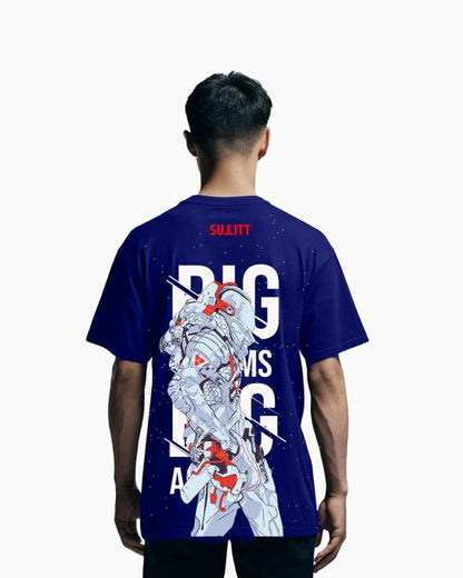 moon walker oversized - Blue