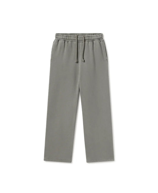 Mud Grey Open Bottom Sweatpants