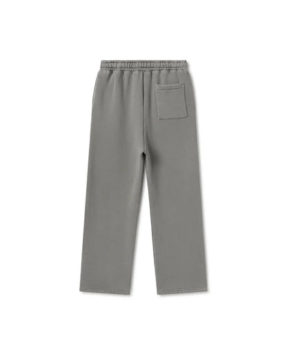 Mud Grey Open Bottom Sweatpants