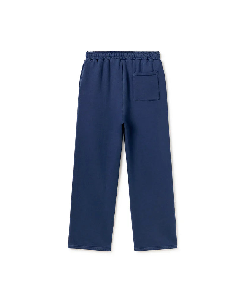 Navy Open Bottom Sweatpants