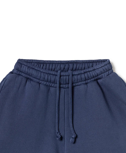 Navy Open Bottom Sweatpants