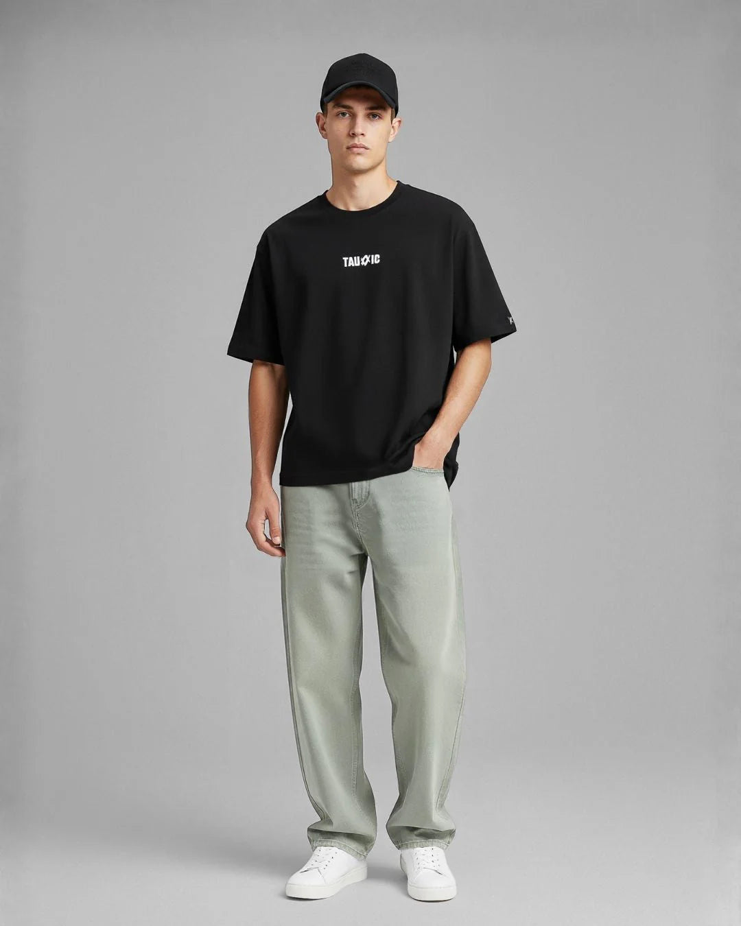 Signature Boxy T-Shirt Black