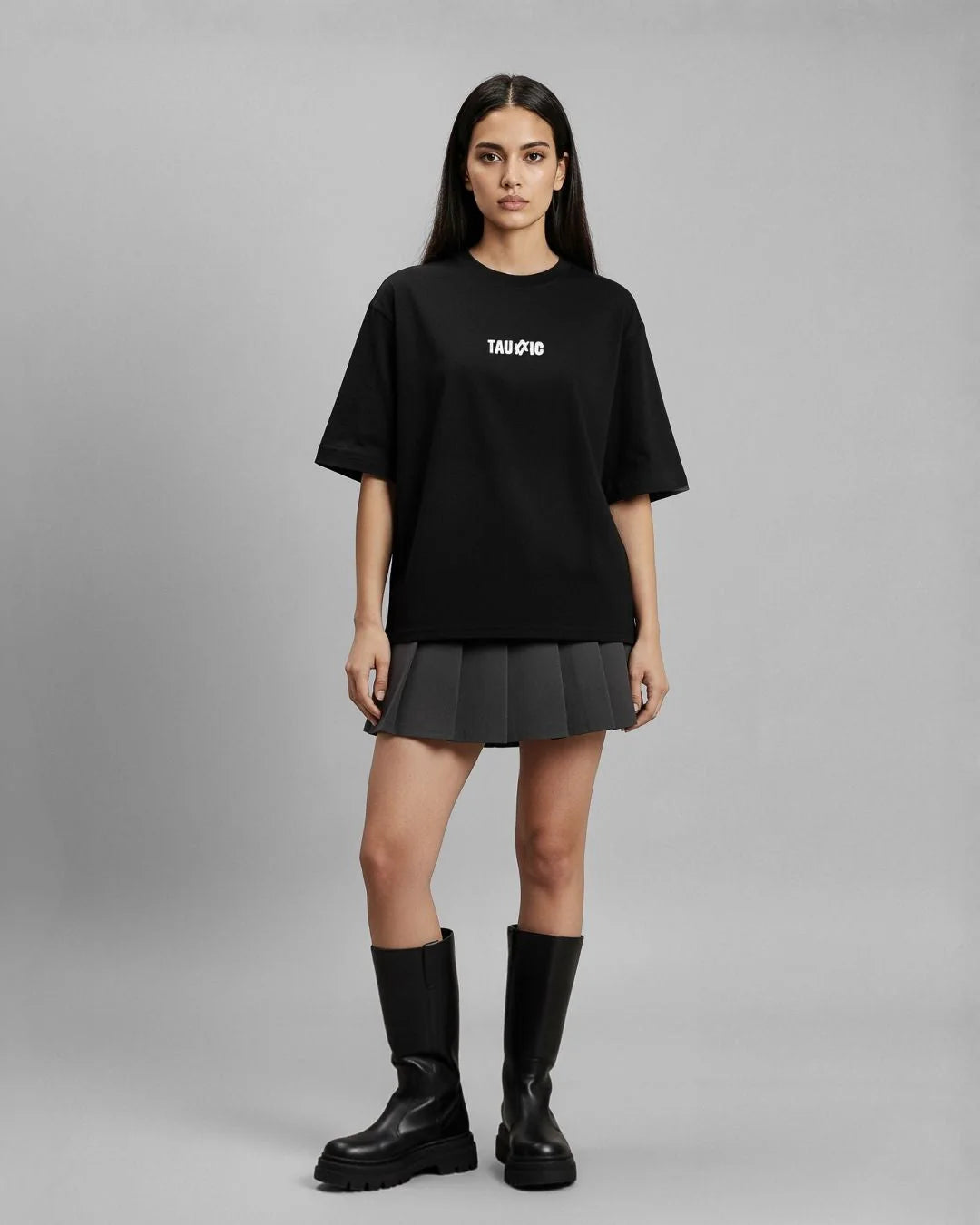 Signature Boxy T-Shirt Black