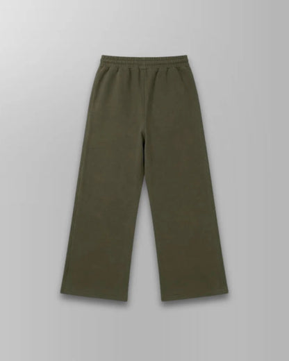 Straight Fit Track Pants - Olive