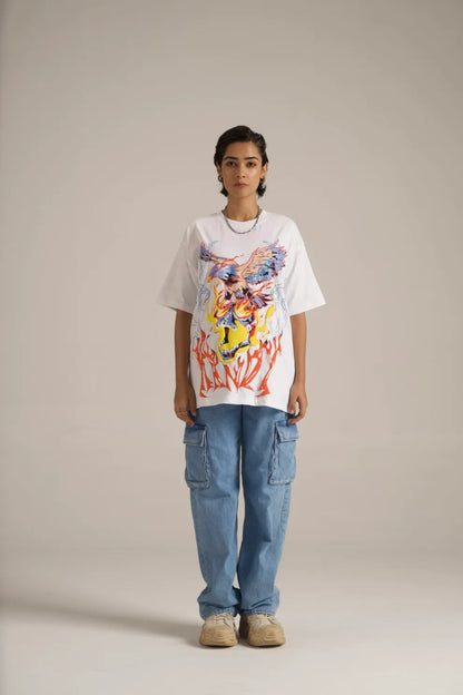 Electro Eagle White Tee