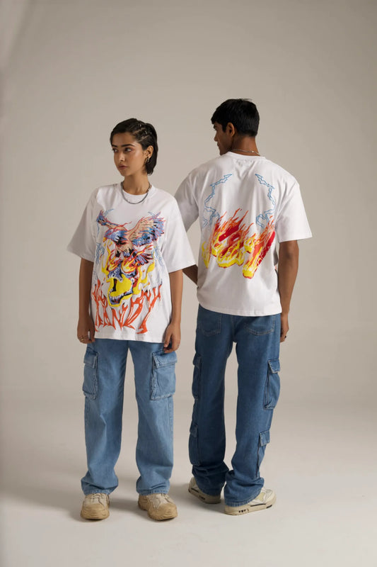 Electro Eagle White Tee