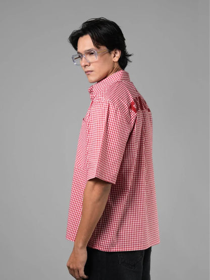 Too Much - Red Gingham Shirt