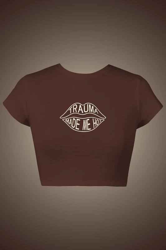 TRAUMA GRAPHIC CROP TOP