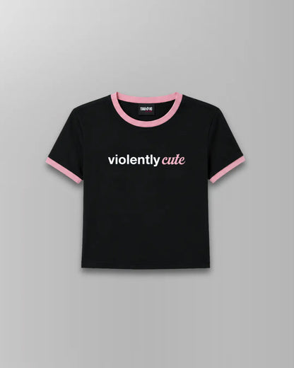 Violently Cute Fitted T-shirt