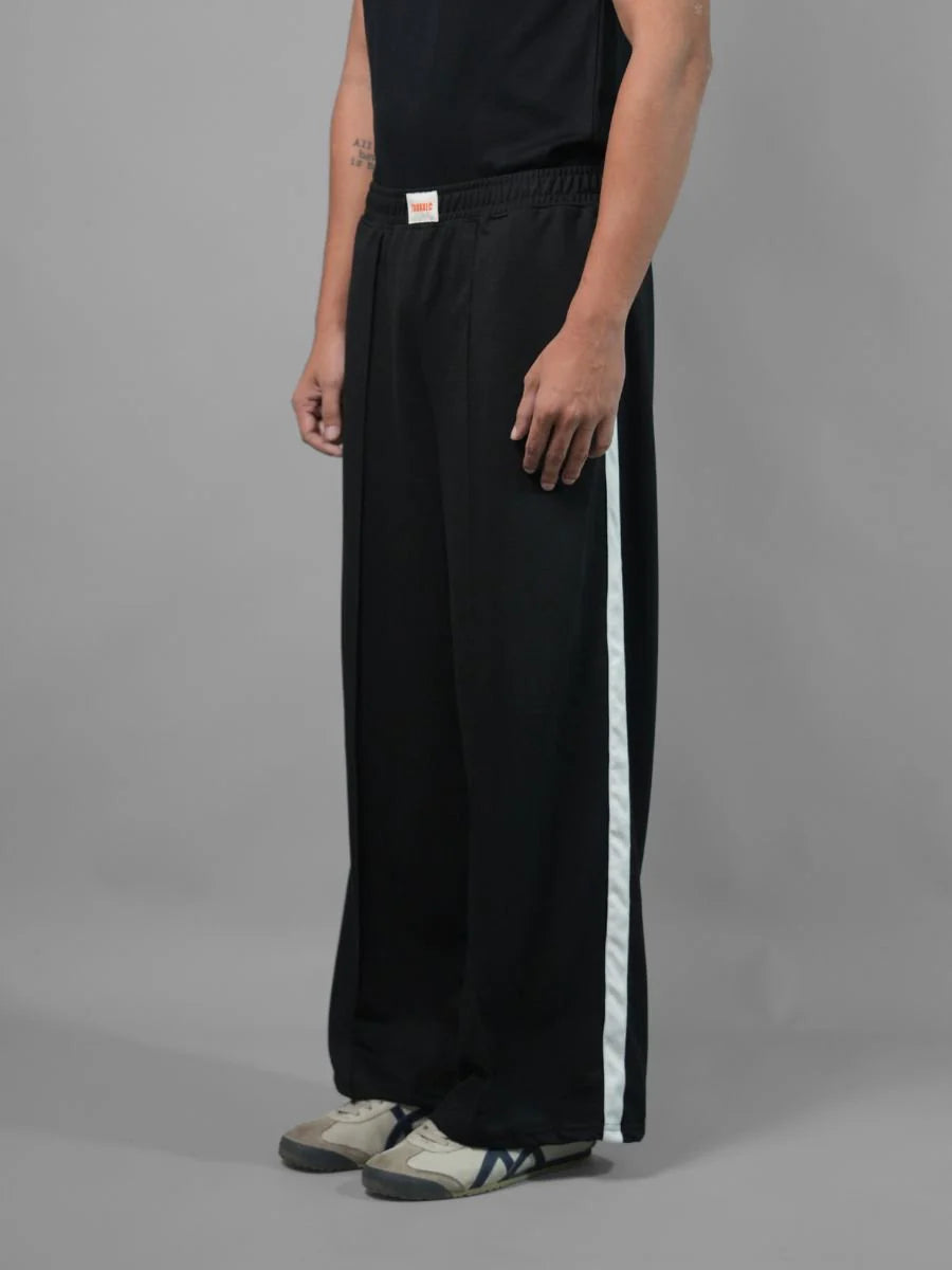 Wide Leg Lounge Pants - Black
