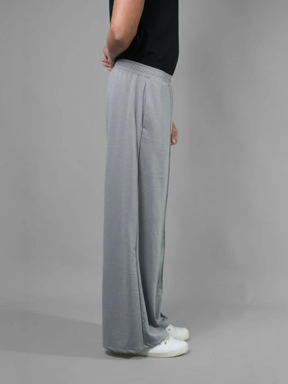 Wide Leg Lounge Pants - Grey