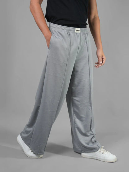 Wide Leg Lounge Pants - Grey