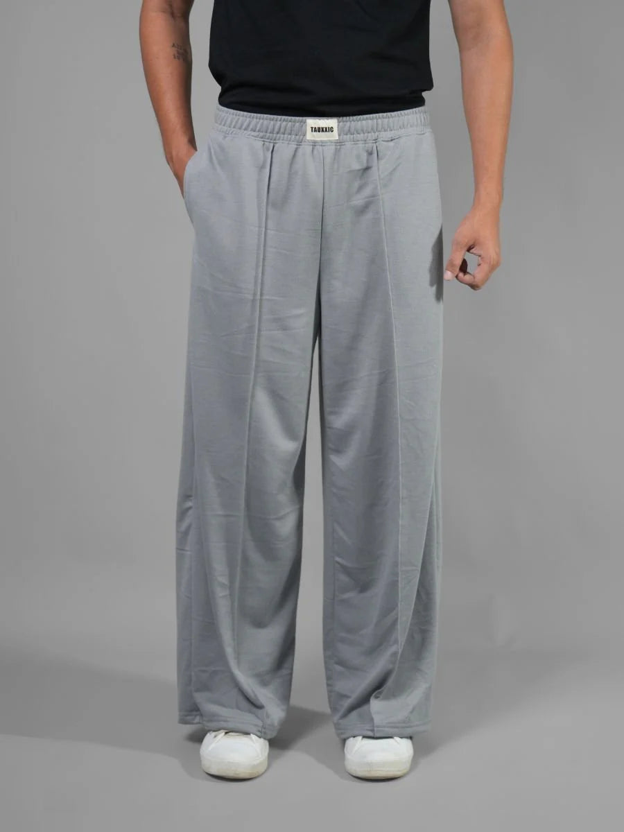 Wide Leg Lounge Pants - Grey