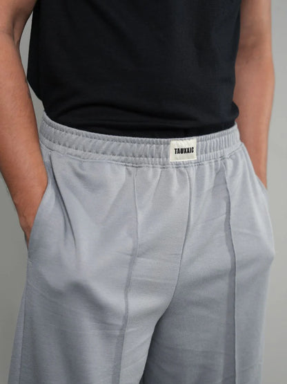 Wide Leg Lounge Pants - Grey