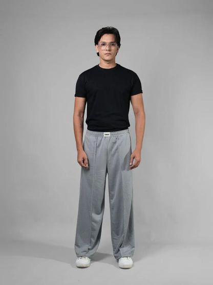 Wide Leg Lounge Pants - Grey